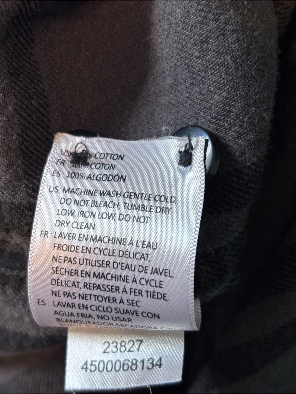 Fox | Long Sleeve Button-Up | Flannel | Size XL - Picture 13 of 13